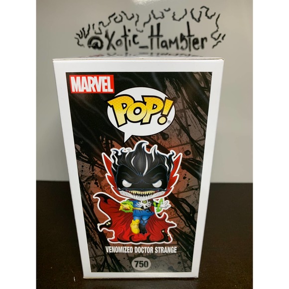 Funko POP! Marvel Venomized Doctor Strange GLOW Boxed Lunch Exclusive - Picture 4 of 6